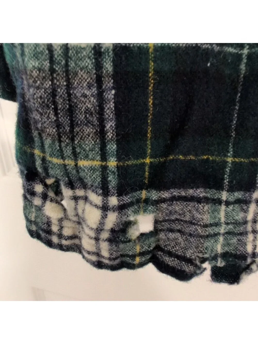 Vintage Pendleton Virgin Wool Plaid Blazer Mens Size Large Green 3 Button Jacket